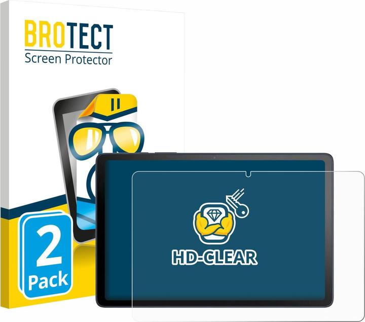 Produktbild BROTECT Schutzfolie für TCL TAB 10L Gen 4 Displayschutz Displayschutzfolie Folie Klar Transparent (2 Stk., TCL Tab 10L Gen 4)