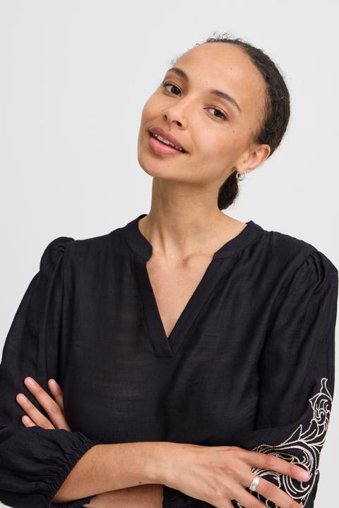 Actual product image B.young BYIDAMY EMB BLOUSE 20816437 (44)