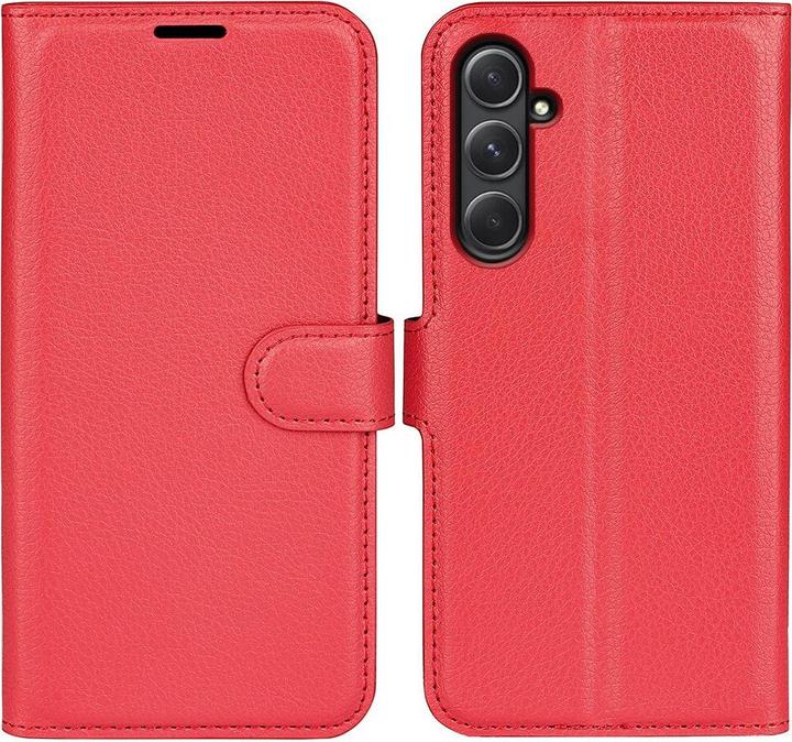 Cover-Discount Galaxy A55 - Leather case cover red (Samsung Galaxy A55)