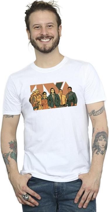 Actual product image Mens Loki TVA Group T-Shirt (S)