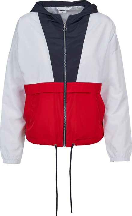 Urban Classics Ladies 3-Tone Oversize Windbreaker