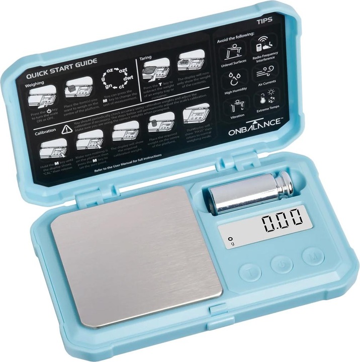 Actual product image OnBalance On Balance Predator Pocketscale 400 x 0.01g Blue