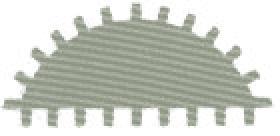 Actual product image MOB Half-round rasp (Cut 2, 250 mm)