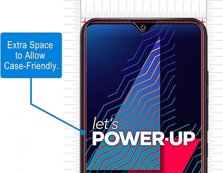 Produktbild Screenguard Wiko Power U30 Panzerglas Schutzfolie Case Friendly Design (1 Stück, Wiko Power U30)