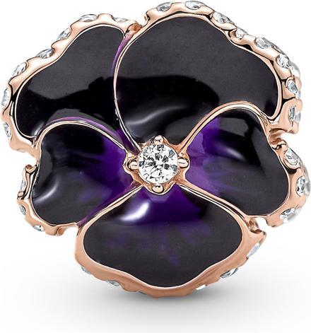 Image du produit Pandora Charm violet fleur de pensée (Émail)