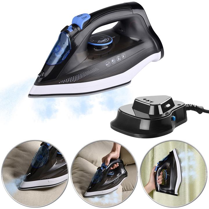 Produktbild Sichler Dampfbügeleisen mit Basisstation (2200 W, 40 g/min)