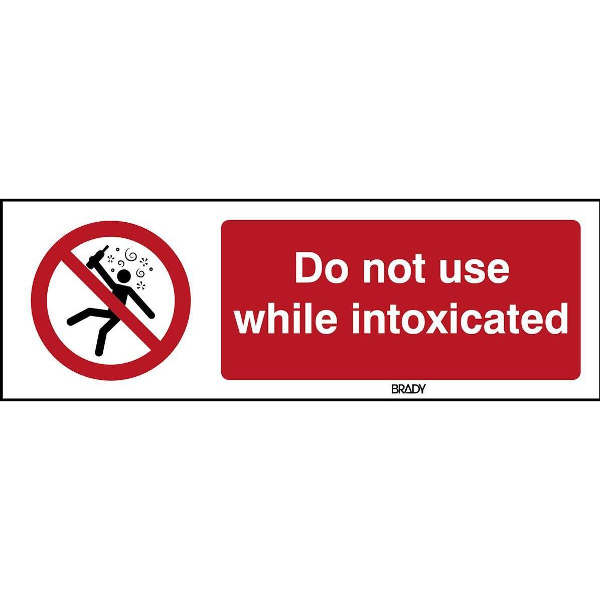 Brady, Etiketten, ISO Safety Sign - Not for