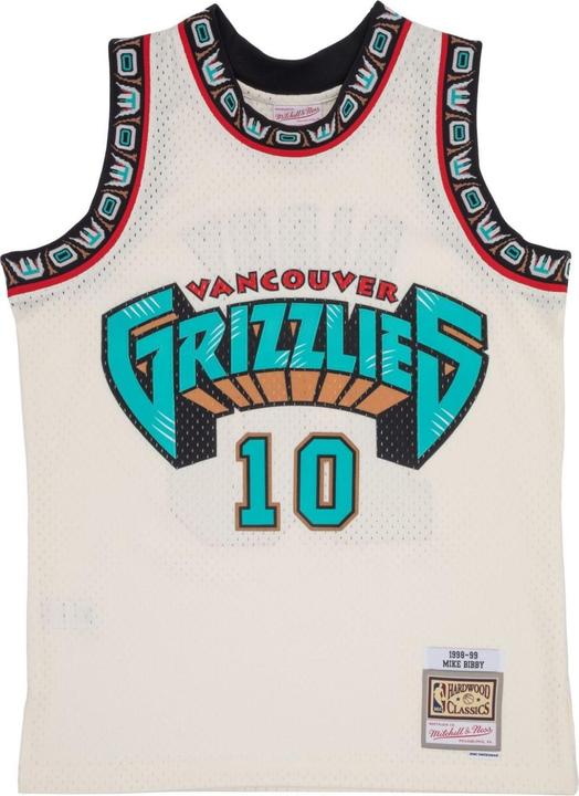 Actual product image Mitchell & Ness Swingman Jersey Vancouver Grizzlies OFF-WHITE Mike Bibby - S (S)