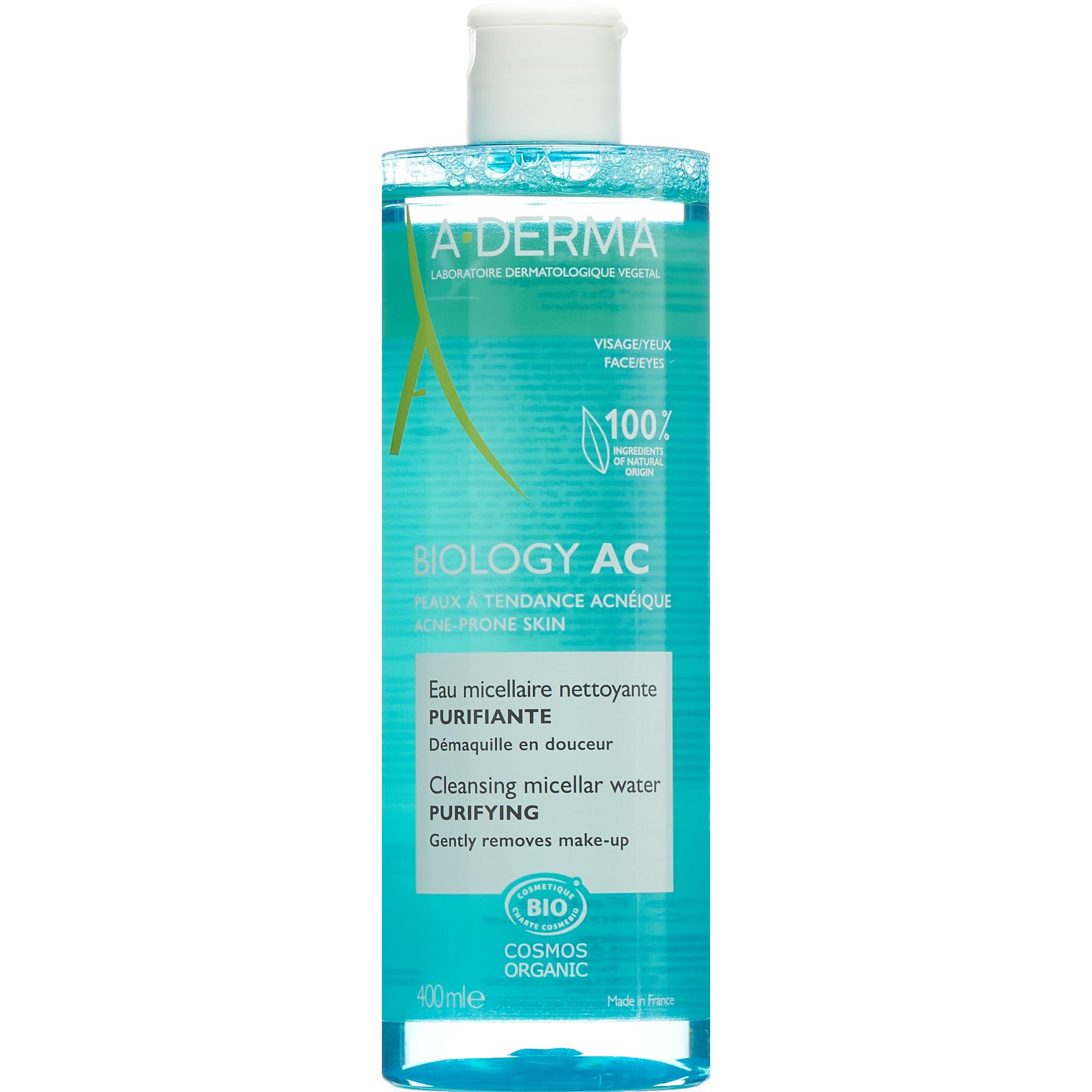 A-Derma, Gesichtsreinigung, BIOLOGY AC Mizellen Reinigungslotion Lot (Mizellenwasser, 400 ml)