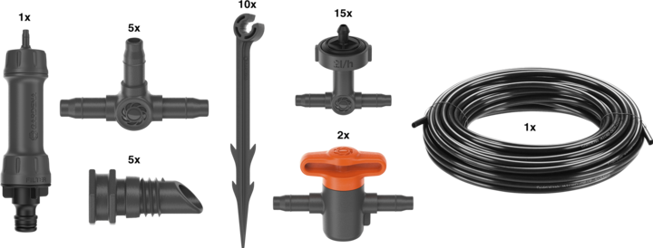Image du produit Gardena Kit système Micro-Drip Balcon (Kit d'irrigation goutte à goutte)