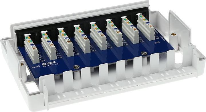 Immagine prodotto ACT Scatola montata a superficie non schermata a 8 porte CAT5E. Tipo: CAT5E Mountbox c5e 8 prt non
