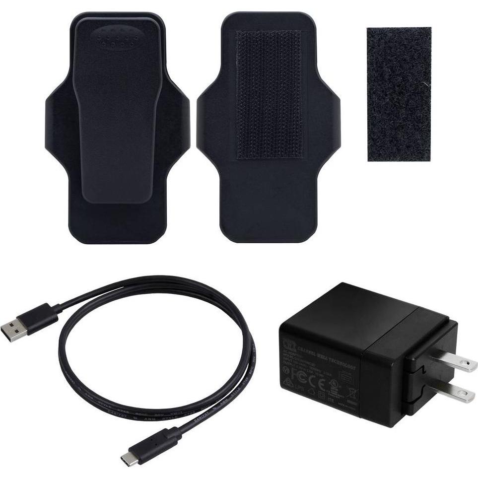 Transcend Bodycam Kit f. DPB40 Accessory Kit, Action Cam Zubehör, Schwarz