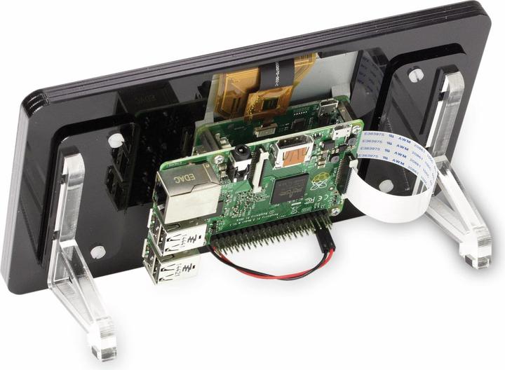 Actual product image Adafruit Pimoroni 7" Case for Raspberry Pi 7" TFT