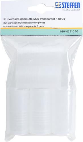 Immagine prodotto Steffen Manicotto di collegamento KU M25 trasparente 5 pezzi