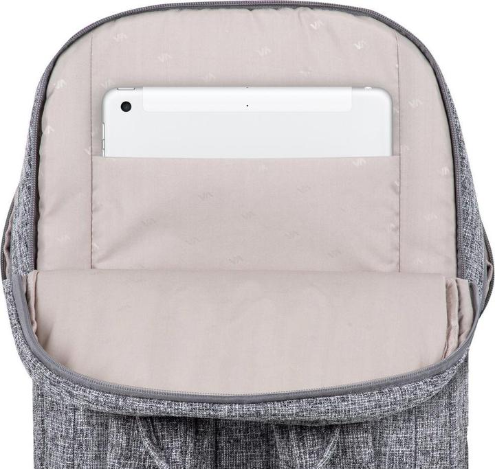 Image du produit Rivacase Sac à dos pour ordinateur portable, Gris clair (15 l)