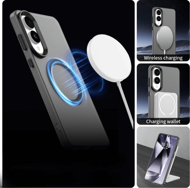 Image du produit Cover-Discount Galaxy S25 Edge - Schützende Acryl-Handyhülle mit Magnet (Samsung Galaxy S25 Edge)