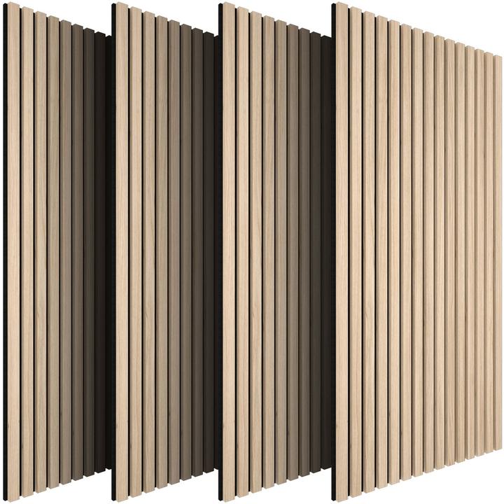 tectake Akustikpaneele Sonic Wall II Holzoptik (50 x 110 cm)