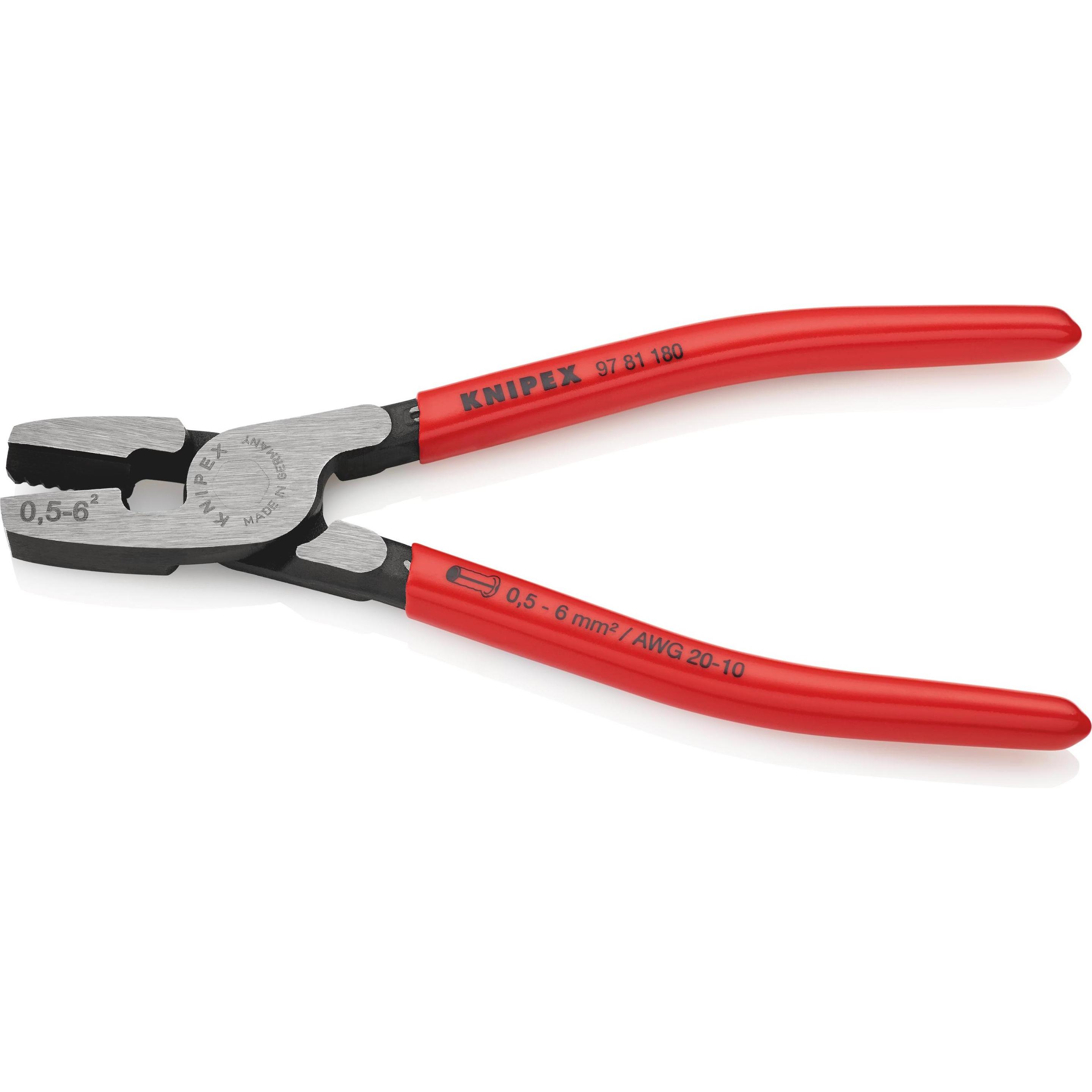 Knipex, Zange, Crimpzange für Aderendhülsen (180 mm)