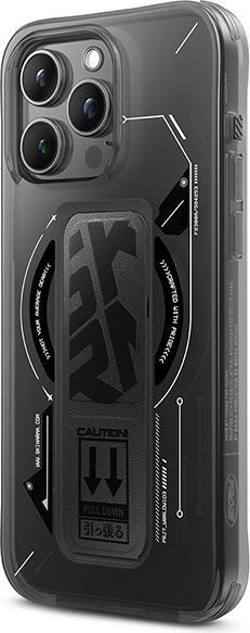 Actual product image Skinarma case Helio iPhone 16 Pro Max 6.9" Magnetic Charging + Grip Stand black (Apple iPhone 16 Pro Max)