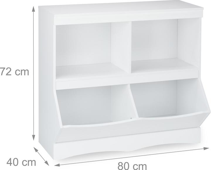 Produktbild Relaxdays Kinderregal (80 x 40 x 72 cm)
