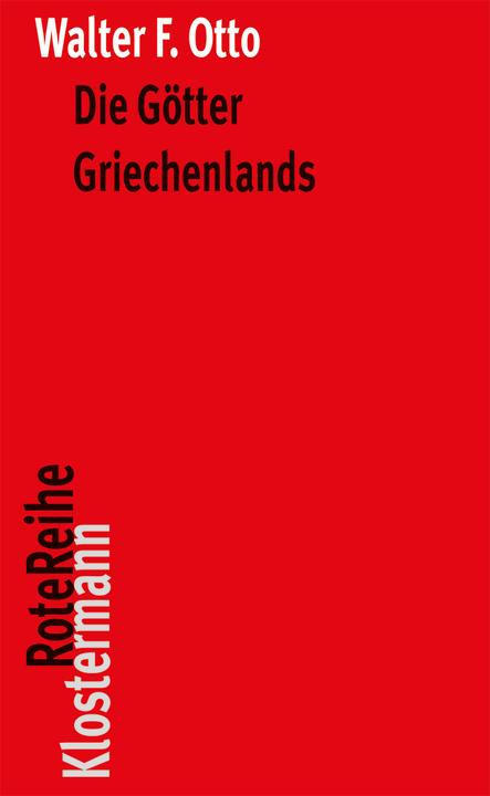 Produktbild Die Götter Griechenlands (Deutsch, Walter F. Otto, 2013)