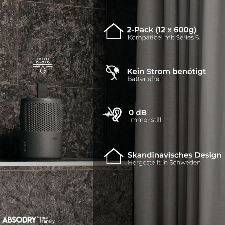 Immagine prodotto Absodry 12er-Set Nachfüllpack für Luftentfeuchter (12 x)