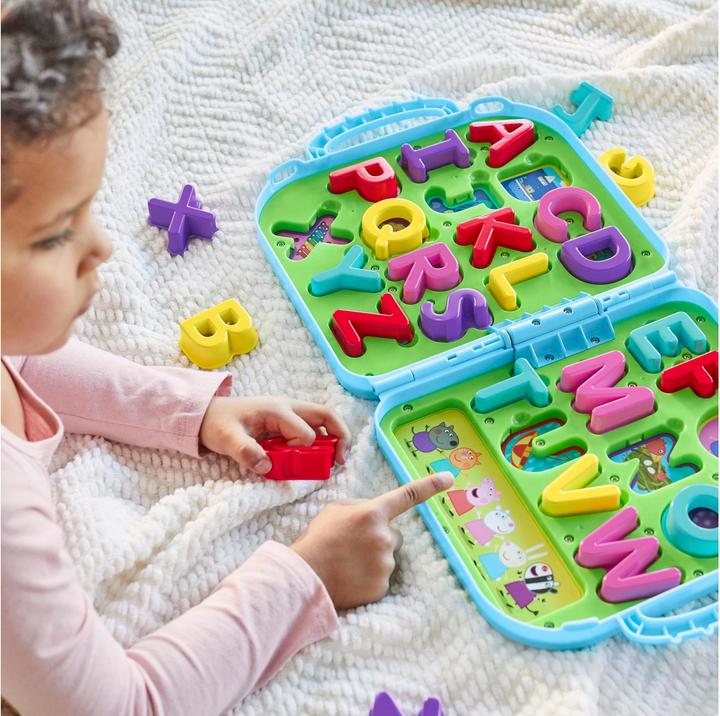 Produktbild Hasbro Peppas Buchstabenbox, Alphabet-Puzzle, Vorschul-Spielzeug