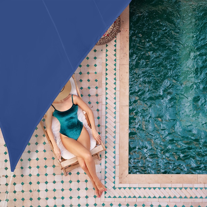 Image du produit Relaxdays Voile d'ombrage (600 x 510 x 0,1 cm)