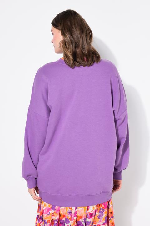 Produktbild Studio Untold Sweatshirt, oversized, Statement Patch, Rundhals, Langarm (54)