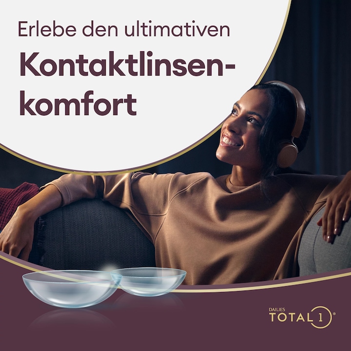 Produktbild Dailies Total1 for Astigmatism (30 Stück, Tageslinse, Torisch)