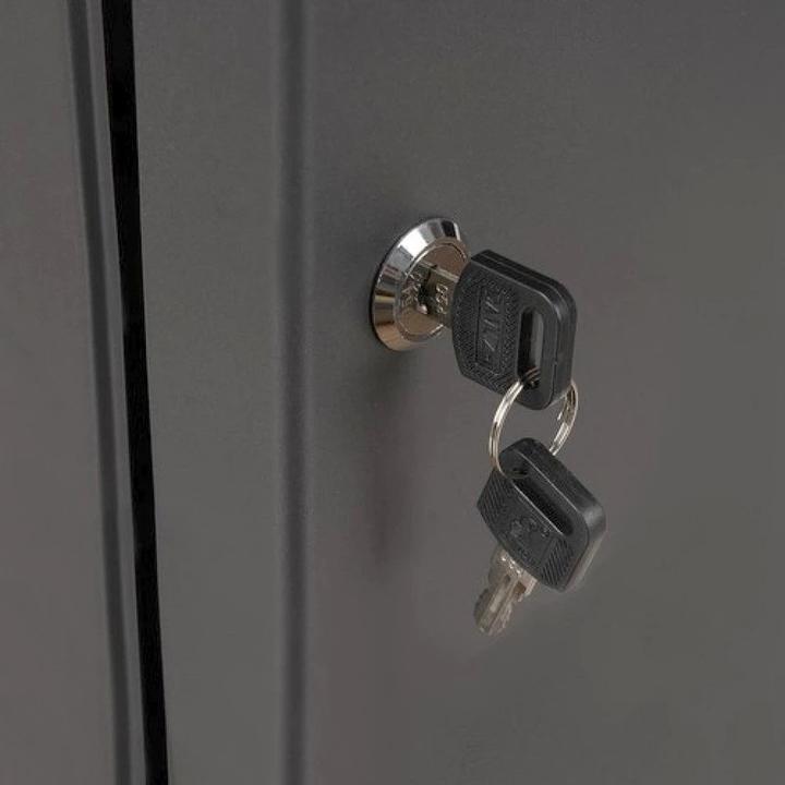 Image du produit Malatec Schlüsselschrank SCHLÜSSELKASTEN Schlüsselsafe für 48 Schlüssel mit farbigen Anhängern