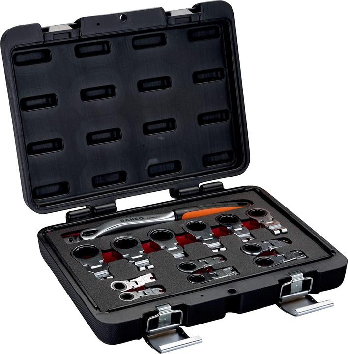 Actual product image Irimo Ratchet ring spanner set, adjustable, 280 mm (19 mm, 16 mm, 15 mm, 12 mm, 8 mm, 14 mm, 18 mm, 9 mm, 17 mm, 10 mm, 11 mm, 13 mm)