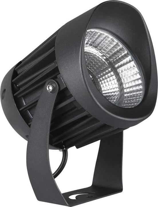 Nova Luce NORTH LED Bodenspot Schwarz 30W IP65 Warmweiss 15x15x20,5cm 9240679 (IP65)