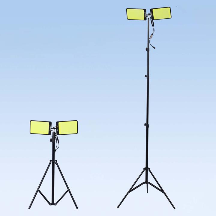 Produktbild Wiltec Campinglampe höhenverstellbar V3 LED Strahler 55W 11000 lm Anschluss 12V