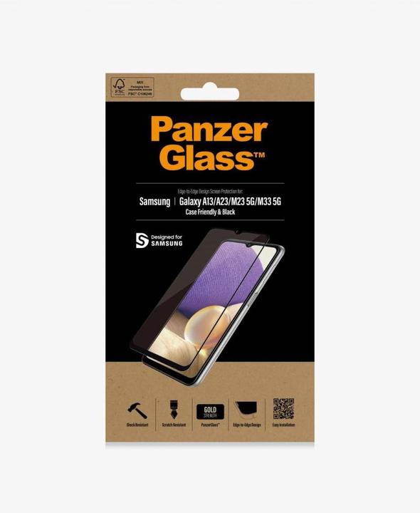 Productafbeelding PanzerGlass Schermbeschermer Gevalvriendelijk (1 Stuk, Samsung Galaxy M33)