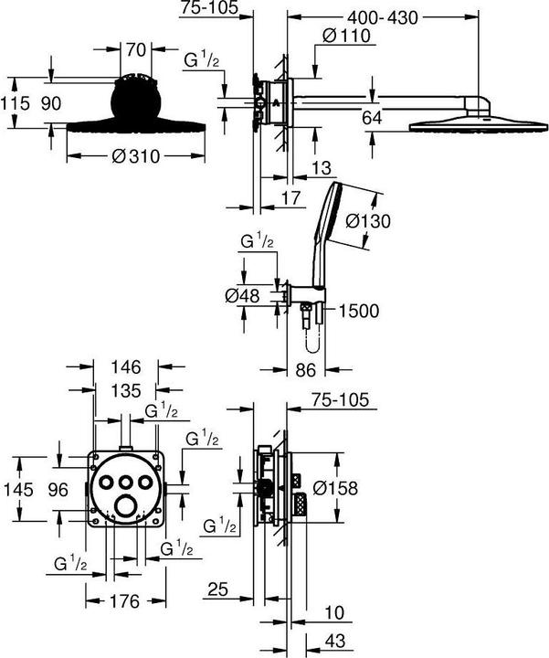 Productafbeelding Grohe Grohtherm SmartControl