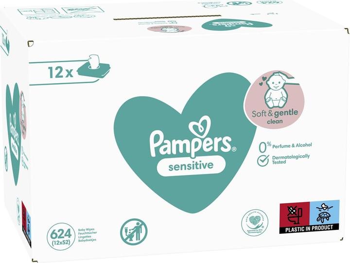 Produktbild Pampers Sensitive (624 Stück)