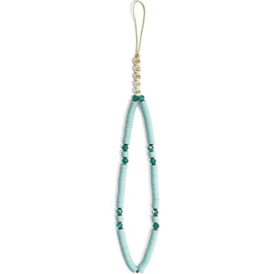 Thumbnail - Guess, Armschmuck, Ratet mal, zawieska GUUSTPEARP Phone Strap blau/blaue Heishi-Perlen, (25 cm, TPU)