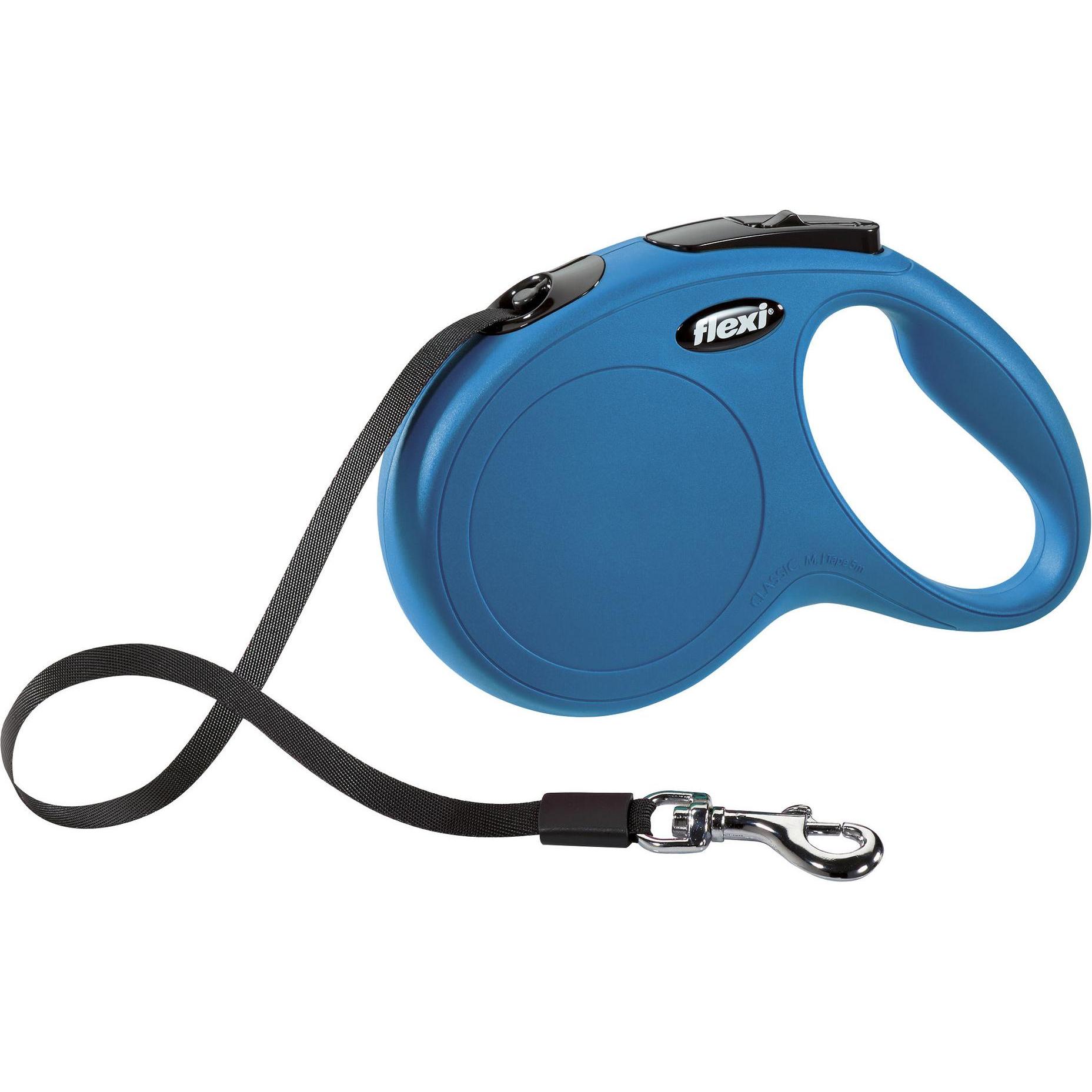 Flexi New Classic (M, L, Hund, Spazieren), Halsband + Leine