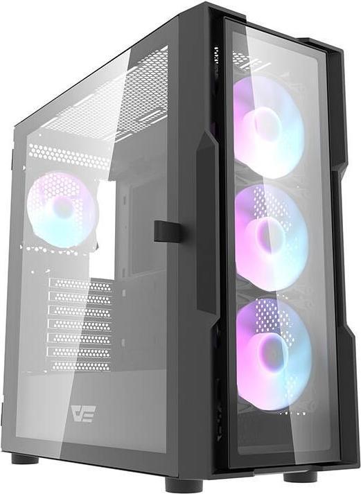Actual product image Darkflash Tech DK431 GLASS computer case (black)