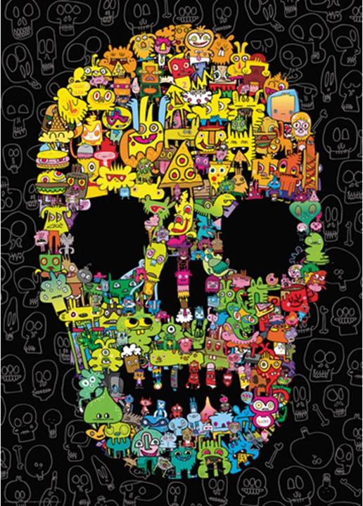 Produktbild Heye Doodle Skull (1000 Teile)