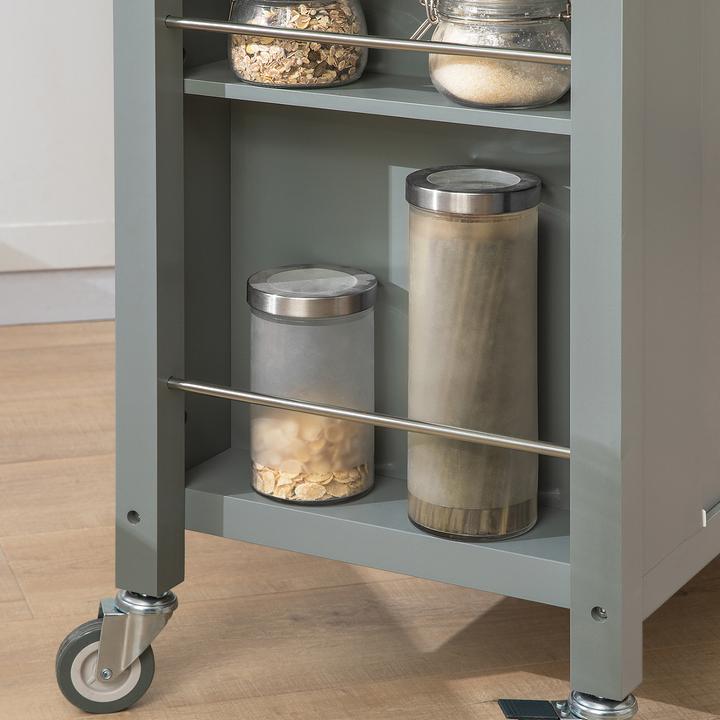 Immagine prodotto SoBuy Carrello da cucina FKW108-HG, Grigio