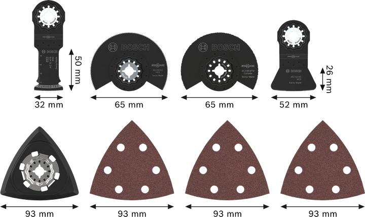Actual product image Bosch Professional Zubehör Starlock Renovieren Set, 8-tlg.