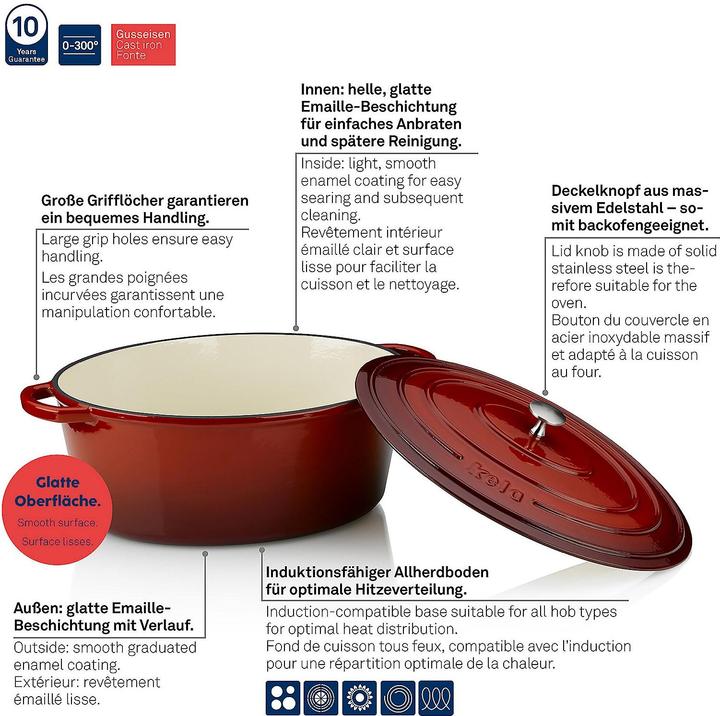 Actual product image Kela Calido (36 cm, Casserole + Stewpot, Cast iron)