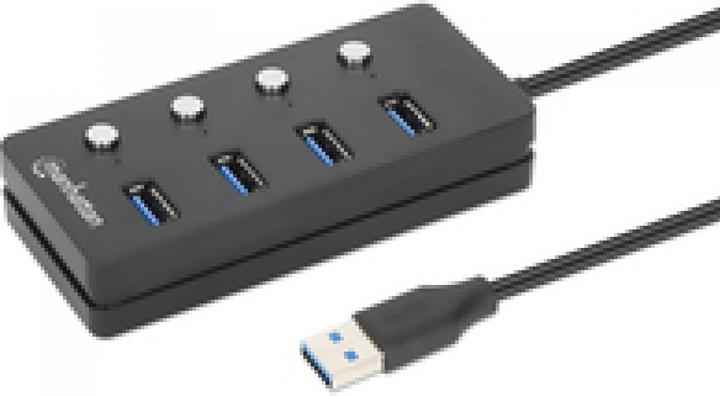Produktbild Manhattan 4-Port USB 3.0 Typ-A Hub (USB-A, 4 Ports)