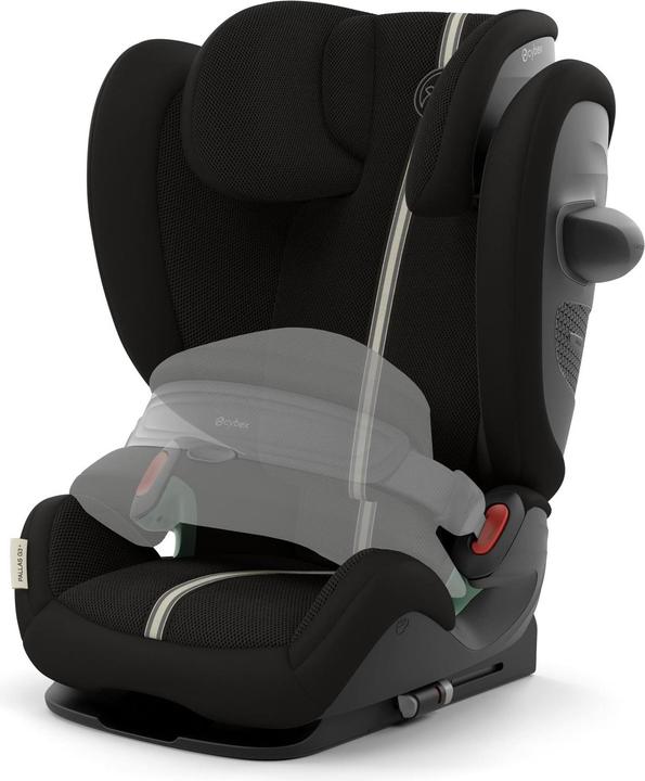 Actual product image Cybex PALLAS G3 I-SIZE PLUS Moon Black | black (Child seat, ECE R129/i-Size Standard)