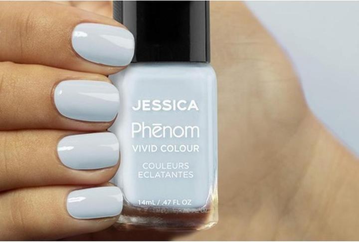 Actual product image Jessica Phenom Vivid Colour Nail Polish Long-lasting Gel-like Nail Polish without UV Lights Smooth T (Smooth Talker (PHEN-080), Gel-Effect Nail Polish)