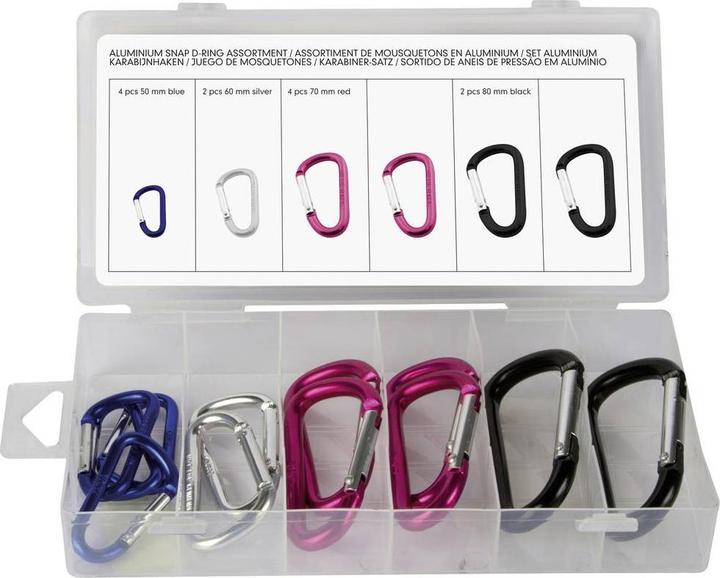 Immagine prodotto Velleman SET CARBINATORE - ALLUMINIO - 12 pezzi.