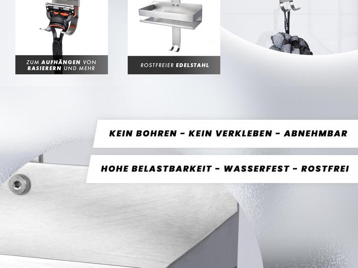 Actual product image Benkstein Shower organiser