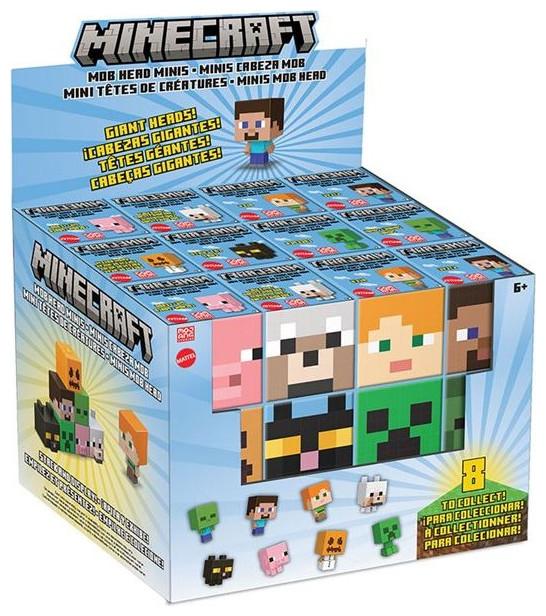 Image du produit Mattel Φιγούρα Minecraft Mob Head Mini HDV64 (1τμχ Τυχαία Επιλογή)